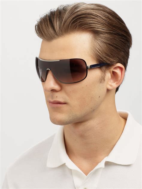 Prada Shields Sunglasses for Men 